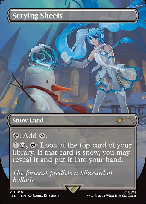 Scrying Sheets SLDW25-1606 Rare Light Played Englisch Foil