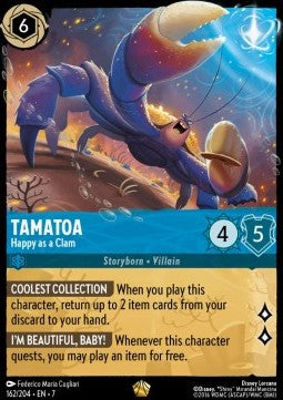 Tamatoa - Ist er nicht souverän (V.1) 7ARI-162 Legendary Near Mint Englisch