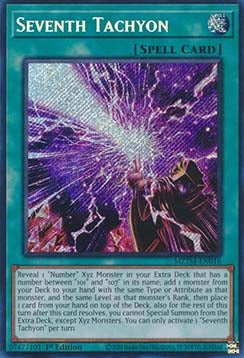 Siebentes Tachyon (V.1) MZTM-016 Secret Rare Near Mint Deutsch 1. Auflage