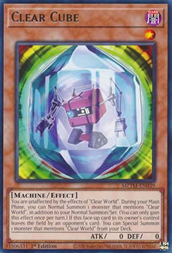 Clear Cube MZTM-039 Rare Near Mint Englisch 1. Auflage