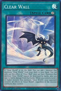 Clear Wall MZTM-041 Super Rare Near Mint Englisch 1. Auflage