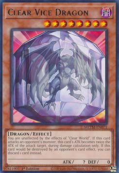 Clear Vice Dragon MZTM-071 Rare Near Mint Englisch 1. Auflage