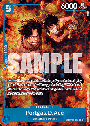 Portgas.D.Ace (OP08-052) OP10 Treasure Rare Excellent Englisch