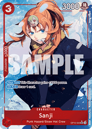Sanji (OP10-005) (V.2) OP10 Alternate Art Near Mint Englisch