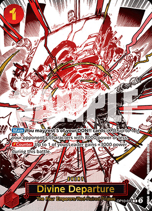 Divine Departure (OP10-019) (V.2) OP10 Alternate Art Near Mint Englisch