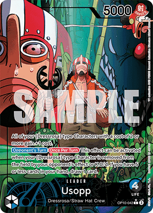 Usopp (OP10-042) (V.2) OP10 Alternate Art Near Mint Englisch