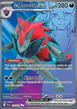 Ns Zoroark ex JTG-175 Ultra Rare Near Mint Deutsch