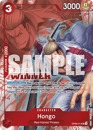 Hongo (OP09-011) (V.2) UP Uncommon Near Mint Englisch