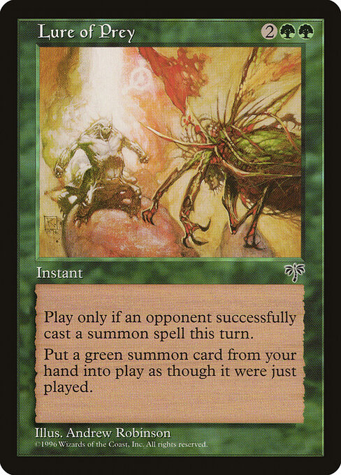 Lure of Prey MIR- Rare Good Englisch