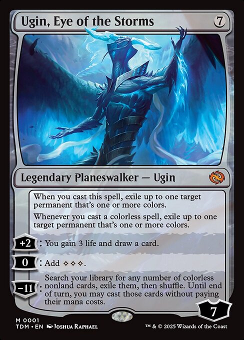 Ugin, Eye of the Storms TDM-1 Mythic Near Mint Englisch Foil