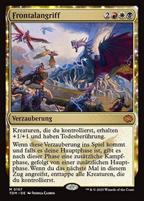 Frontalangriff TDM-167 Mythic Near Mint Deutsch