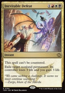 Inevitable Defeat TDM-194 Rare Near Mint Englisch