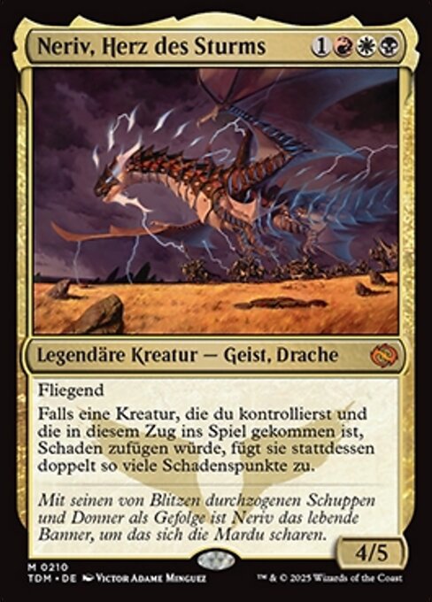 Neriv, Herz des Sturms TDM-210 Mythic Near Mint Deutsch