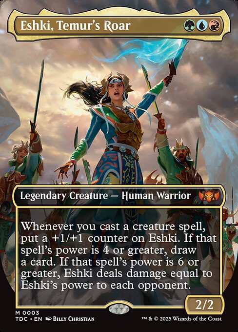 Eshki, Temur's Roar TDC-3 Mythic Near Mint Englisch