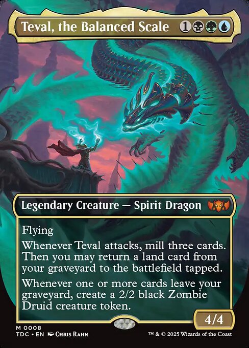 Teval, the Balanced Scale TDC-8 Mythic Near Mint Englisch Foil