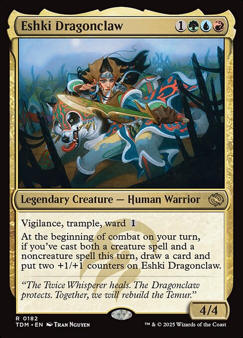Eshki Dragonclaw TDM-182 Rare Excellent Englisch