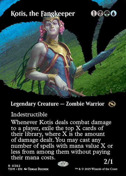 Kotis, the Fangkeeper XTDM-362 Rare Near Mint Englisch Foil