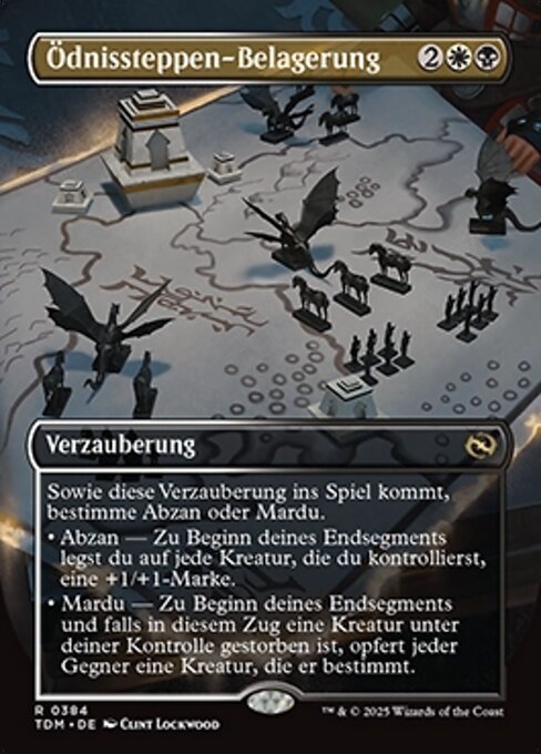 Ödnissteppen-Belagerung XTDM-384 Rare Excellent Deutsch