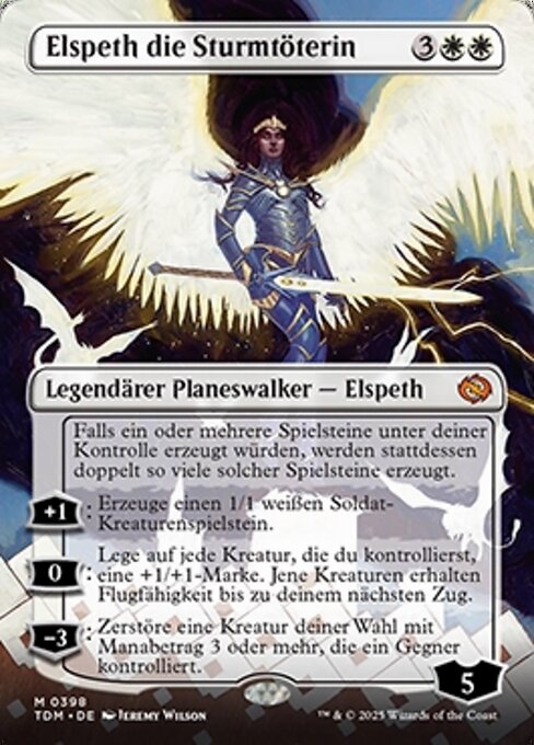 Elspeth die Sturmtöterin (V.1) XTDM-398 Mythic Near Mint Deutsch