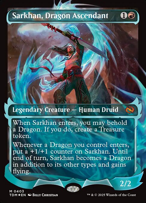 Sarkhan, Dragon Ascendant XTDM-403 Mythic Near Mint Englisch Foil