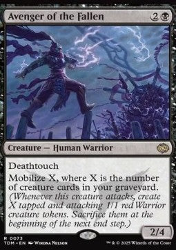 Avenger of the Fallen TDM-73 Rare Near Mint Englisch