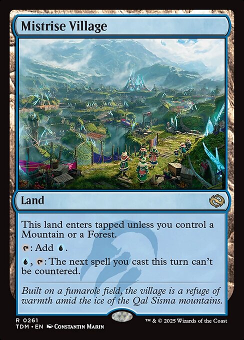 Mistrise Village TDM-261 Rare Near Mint Englisch Foil