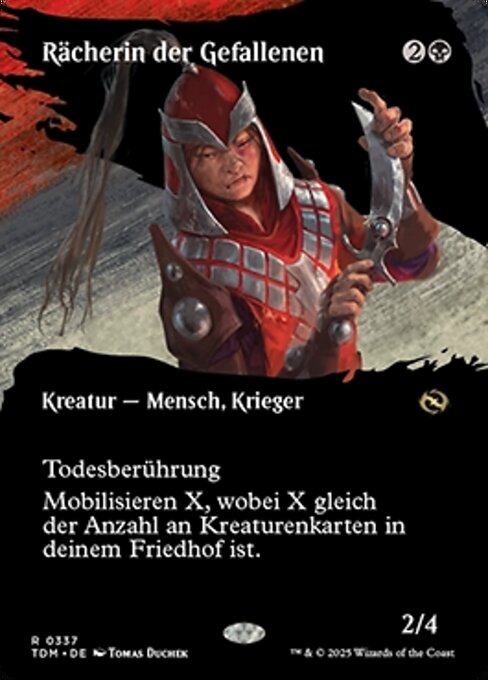 Rächerin der Gefallenen XTDM-337 Rare Near Mint Deutsch