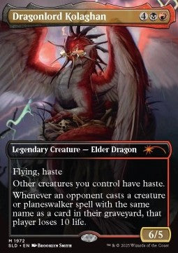Dragonlord Kolaghan SLDBV-1973 Mythic Near Mint Englisch Foil