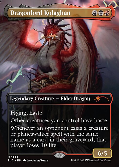 Dragonlord Kolaghan SLDBV-1973 Mythic Near Mint Englisch Foil