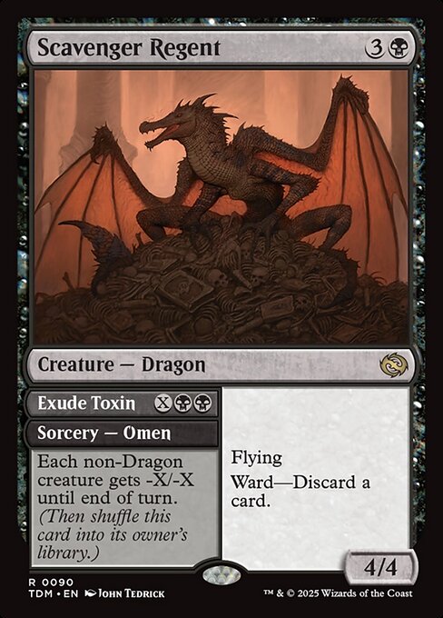 Scavenger Regent // Exude Toxin TDM-90 Rare Near Mint Englisch