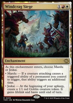 Windcrag Siege TDM-235 Rare Good Englisch