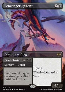Scavenger Regent // Exude Toxin XTDM-379 Rare Near Mint Englisch