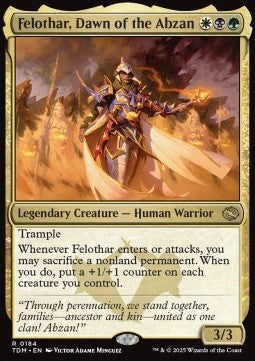 Felothar, Dawn of the Abzan TDM-184 Rare Near Mint Deutsch