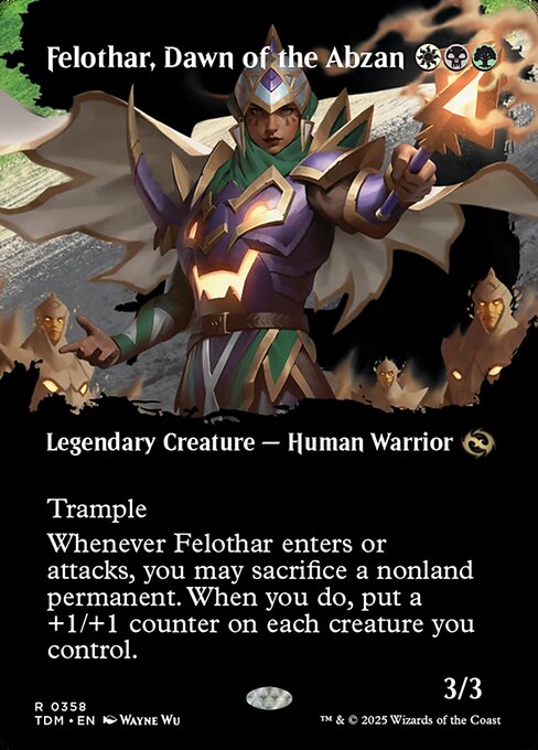 Felothar, Dawn of the Abzan XTDM-358 Rare Excellent Englisch