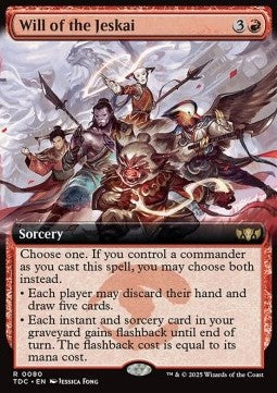 Will of the Jeskai XTDC-80 Rare Near Mint Englisch