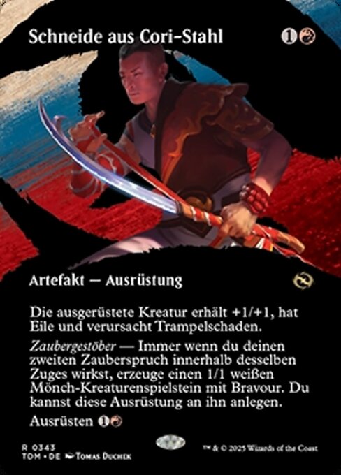 Schneide aus Cori-Stahl XTDM-343 Rare Excellent Deutsch