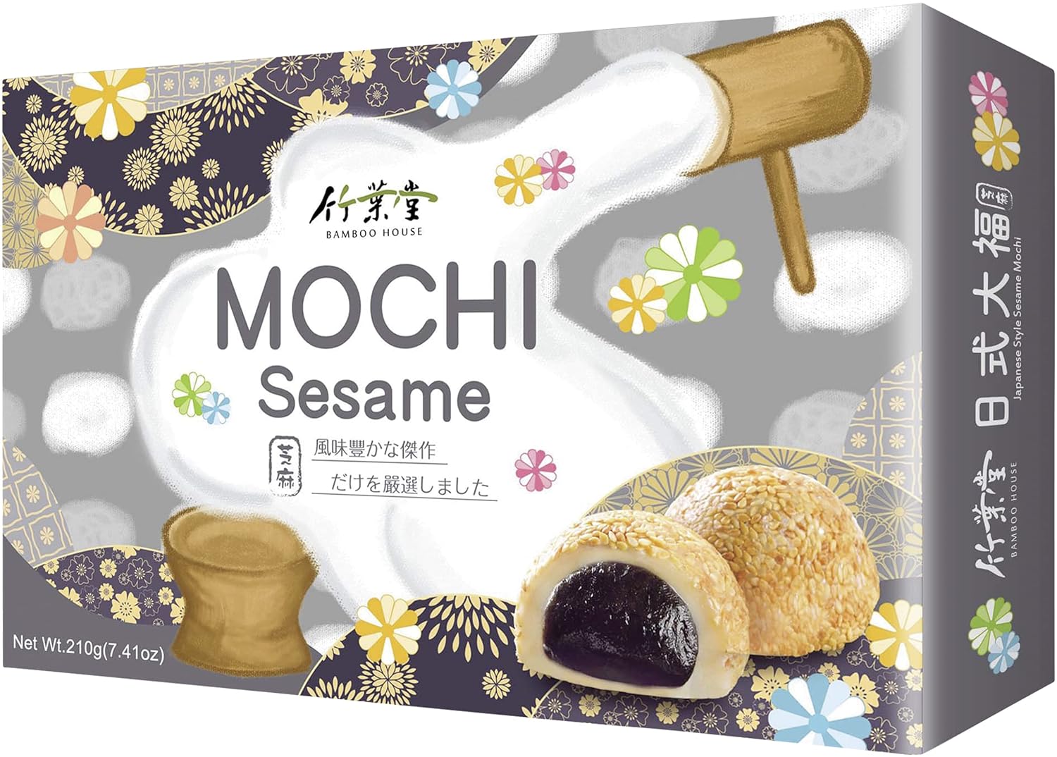 Mochi Sesam - Klebreiskuchen Bamboo House