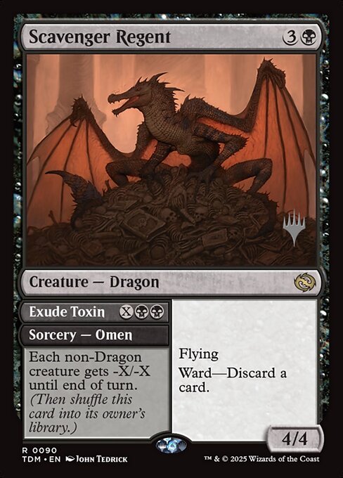 Scavenger Regent // Exude Toxin (V.2) PTDM-90 Rare Near Mint Englisch