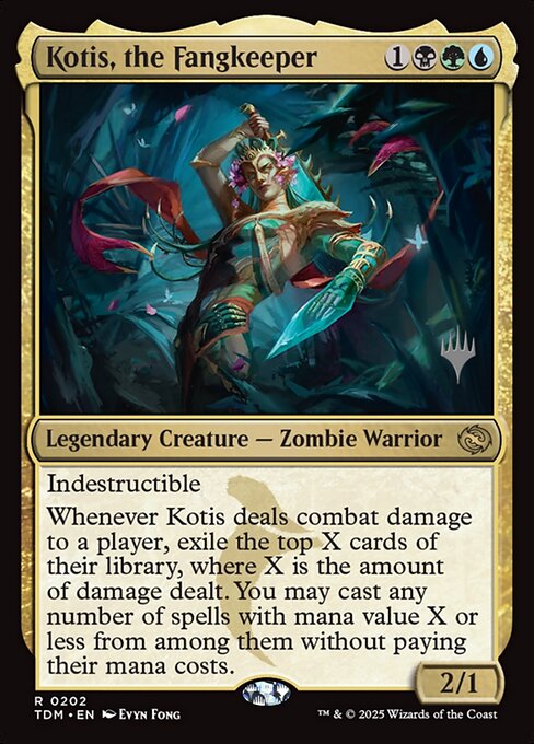 Kotis, the Fangkeeper PTDM-202 Rare Near Mint Englisch Foil