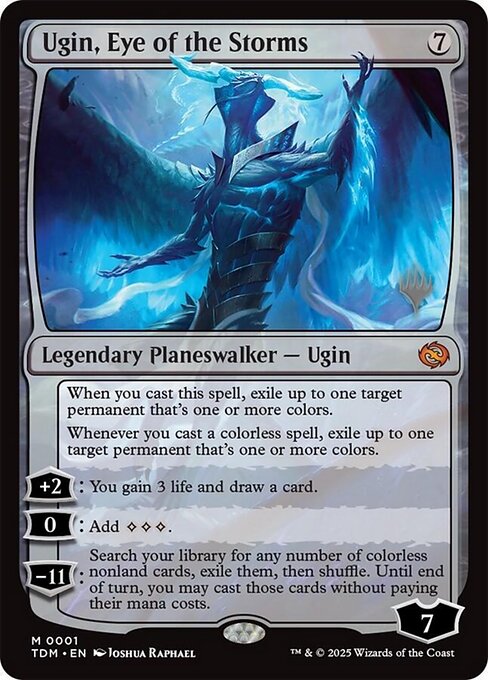 Ugin, Eye of the Storms (V.2) PTDM-1 Mythic Near Mint Englisch Foil