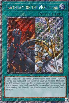 Pantheismus der Monarchen (V.1) RA04-261 Platinum Secret Rare Boosterfrisch Deutsch 1. Auflage