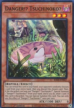 Gefahr!? Tsuchinoko? (V.1) RA04-027 Super Rare Boosterfrisch Deutsch 1. Auflage