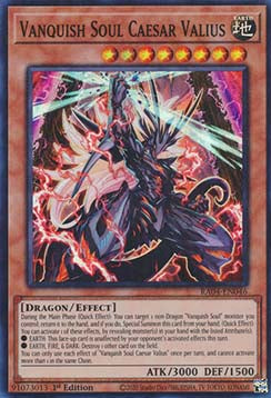 Bezwingerseele Caesar Valius (V.1) RA04-046 Super Rare Boosterfrisch Deutsch 1. Auflage