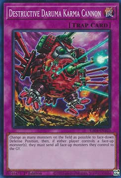 Zerstörerische Daruma-Karmakanone (V.1) RA04-103 Super Rare Near Mint Deutsch 1. Auflage
