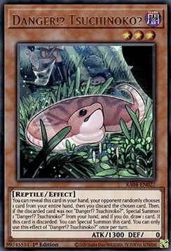 Danger!? Tsuchinoko? RA04-027 Ultra Rare Near Mint Englisch 1. Auflage