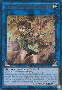 Aussa, die unerschütterliche Erdverzaubererin (V.2) RA04-078 Ultra Rare Boosterfrisch Deutsch 1. Auflage