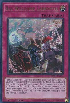 Großes Willkommens-Labrynth (V.2) RA04-104 Ultra Rare Boosterfrisch Deutsch 1. Auflage