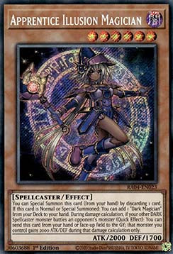 Auszubildende Illusionsmagierin (V.3) RA04-023 Secret Rare Boosterfrisch Deutsch 1. Auflage