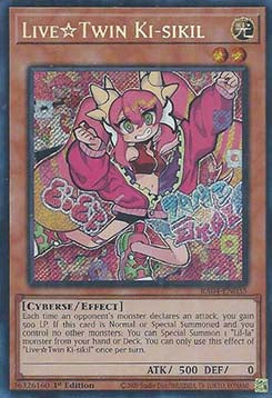 LiveTwin Ki-sikil (V.3) RA04-035 Secret Rare Boosterfrisch Deutsch 1. Auflage