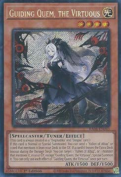 Leitende Quem, die Tugendhafte (V.3) RA04-043 Secret Rare Near Mint Deutsch 1. Auflage